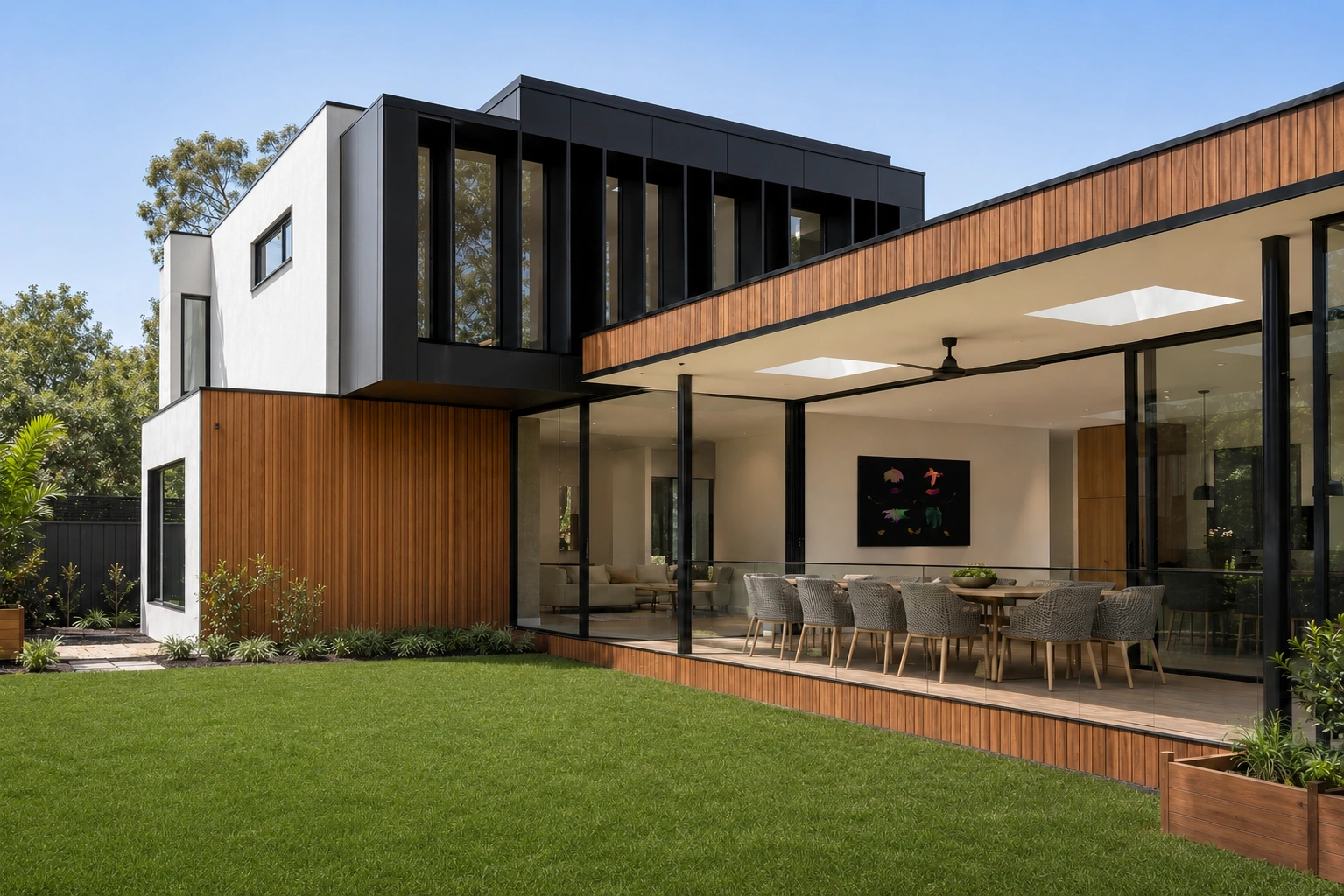 Contemporary architectural interior