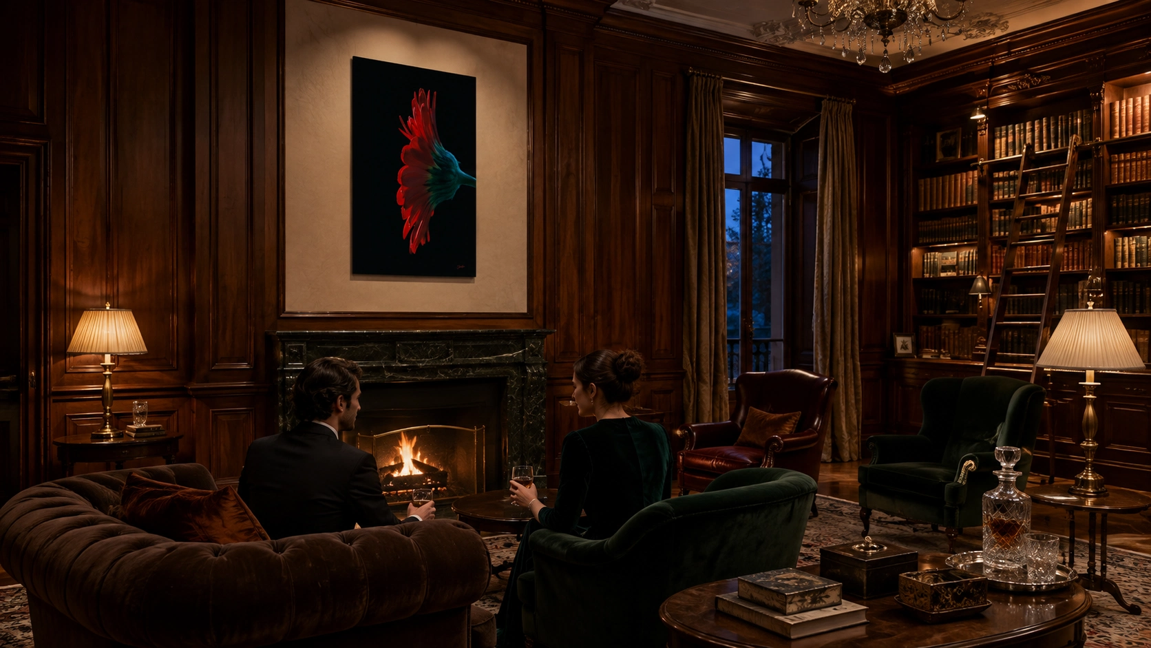 Hotel lounge interior